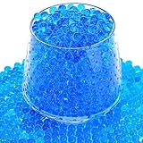 Wasserperlen 10000 Stücke Wasserperlen für Pflanzen, Gelperlen für Blumen und Pflanzen, Wiederverwendbare Water Beads für Heimwerker,Dekoration,Pflanzenfüller, Blau