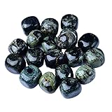 MPOPO Heilkristalle Natürlicher Kristall Pfauenauge Trommelstein Ornament Erz Probe Lehre Wissenschaft Edelstein Badewanne Stein Kristalldeko(500g)