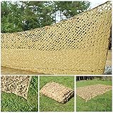 KFGISD, Netz Beige 2x3M 2x4M 3x3M 2x6M 3x4M 3x5M 2x8M 4x4M 3x6M 4x5M 4x6M 5x5M 5x6M UV-Schutz for Militärdekoration, Jagd,Tarnnetz(3X6M/9.8X19.7FT)