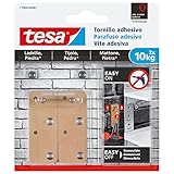 tesa 77908 – 00001 – 00 – Schraube Aufkleber eckig für Ziegel und Stein (10 kg)