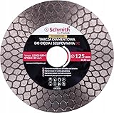 Schmith Diamantscheibe 125 mm zum Schneiden Schleifen von Feinsteinzeug im 45-Grad-Winkel - Professionelles Werkzeug für Keramik und Stein