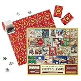 Weihnachtspuzzle-Adventskalender | Puzzle-Adventskalender 2023 | Weihnachtspuzzle-Countdown-Kalender | 24 Tage Überraschung Weihnachts-Countdown-Kalender | Weihnachtsfeiertage Puzzles