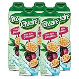 Teisseire Getränke-Sirup Passion Fruit/Passionsfrucht 600ml - Sirup der genauso schmeckt wie die Frucht (5er Pack)