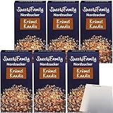 Nordzucker Krümel Kandis braun mit angenehmer Karamellnote 6er Pack (6x500g Packung) + usy Block