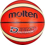 Molten Herren B7D3500 Basketball, Orange, 7