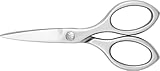 ZWILLING TWIN Select Haushaltsschere - Schere, Küchenschere aus rostfreiem Edelstahl in zeitlos-puristischem Design 13 cm, Silber matt