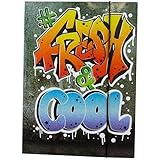 Gummizugmappe DIN A3 - Graffiti Fresh & Cool