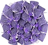 LEIKAIHUA 25 sachets/Säcke Lavendel Duftsäckchen- Mottenschutz für Kleiderschrank-kleiderschrank duft- Auto Duft, Raumduft - Lavendel getrocknet-Lavendelsäckchen