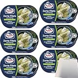 Appel Zarte Filets vom Hering in Dill-Kräuter-Creme 6er Pack (6x200g Dose) + usy Block