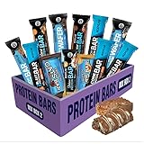 Bodylab24 Protein Bar Mix Box 2, mit 12 unterschiedlichen Proteinriegeln, Eiweißriegel zum Probieren und Verschenken, Low Carb High Protein Riegel, MHD: 17.01.2026