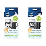 Entkalkungstabletten für Kaffeevollautomaten und Kaffeemaschinen,Entkalkungs-Tabs für Delonghi/Siemens EQ-Serie/Bosch/Miele,8-er Packung