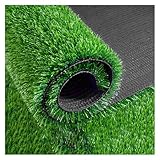 MYJIO Kunststoffrasen Rollrasen, Garten-Rasen für Balkon, Innenhof, Fußballplatz, Hochzeit Kunstrasen Outdoor Weiche Textur, Hohe Dichte (1x9m/3.28x29.52ft)