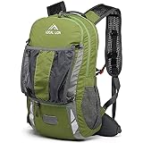 LOCAL LION Fahrradrucksack Wanderrucksack 18L mit Regenschutz für Damen Herren Rucksack mit Rückenbelüftung wasserdicht zum Radfahren Sport Schule Wandern Alltagsleben Camping