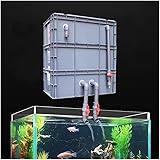 Aquarium Filter Kit - DIY Umsatzbox für Teiche, großes externes Wasserkreislaufsystem, keine Pumpe & Filtermedien,