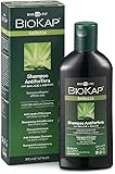 BIOKAP BELLEZZA 2 x Anti-Schuppen Shampoo 200 ml | für trockenes Haar - Schuppen - juckende Kopfhaut | ätherische Öle Bio Rosmarin - Teebaumöl - Menthol - Kaktus - Bio Johannisbeere - Agave - VEGAN