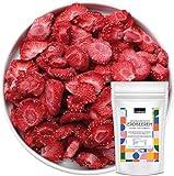Limfood | 300g gefriergetrocknete Erdbeeren in Scheiben - gefriergetrocknete Erdbeeren - Früchte gefriergetrocknet - frei von Zusatzstoffen - große Scheiben - ohne Zuckerzusatz