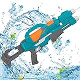 FORMIZON Wasserpistole Spielzeug 2-Düsen, Wasser Blaster Spritzpistolen für Kinder, Wasserspritzpistolen Spielzeug für Kinder mit 600ML Wassertank Kinder Sommer Spielzeug für Pool Strand Party (Blau)