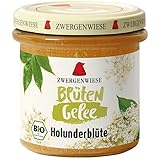 Zwergenwiese BlütenGelee Holunderblüte - Bio - 160g x 6-6er Pack VPE