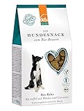 defu Hundesnacks | 1 x 150 g | Bio Hundekekse Kartoffel mit Kürbis und Curcuma | Vegane Premium Leckerlis für Ihren Hund