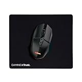 Trust Gaming GXT 112 Felox Wiederaufladbare Kabellose Gaming Maus mit Mauspad, 80 Stunden Akkulaufzeit, 800-4800 DPI, 6 Tasten, Mousepad 24.5 x 21 cm, Wireless Mouse für PC, Laptop – Schwarz