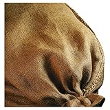 NOOR PREMIUM Jutesäcke 2er Pack Gr. XL 65 x 135 cm I 2X Multifunktionaler Jutesack I Winterschutz für Topf- & Kübelpflanzen I Frostschutz für Pflanzen I Pflanzen-Überwinterung Gartensack I Natur