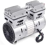 Kompressor Ölfrei 750W, Luftkompressor 220v, 1400RPM 145L/min Druckluftausstoß, Kompakt und Leise, FlüSterkompressor für Werkstatt Und Industrielle Anwendungen