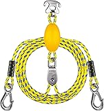 SELEWARE Heavy Duty Boot Abschleppgeschirr für Tubing, Boot Abschleppseil mit Edelstahl-Schnellverbinder, Heavy Duty Selbstzentrierung Abschleppgeschirr für Boot Wassersport Jet Ski Wakeboarding