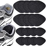 16 Stück Schuhflicken für Löcher, selbstklebende Schuhabsatzreparatur, Schuhlochreparatur für Turnschuhe, Lederschuhe, High Heels, shoe patch (schwarz)