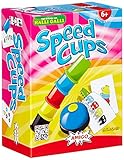 AMIGO 03780 - Speed Cups, Geschicklichkeitsspiel, 2 bis 4 Spieler, Blau, Grün, Gelb, Rot, Lila