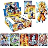 Dragon Ball Cards, 192 Dragon Ball-Sammlerkarte, Dragon Ball Anime-Karten, Brettspielkarten, TCG CCG-Sammelkartenspielbox,Geeignet für Dragon Ball-Fans, Teenager und Kartensammler.