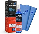 E-Sport Screen Cleaner, 250ml HighTech Display Cleaner für Gaming Displays inkl. 2 ROGGE + Vileda Prof. Microfasertücher 38x40cm.