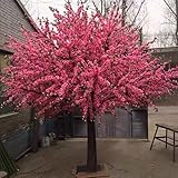 Sohodoo Große Simulationspflanze Kirschblütenbaum Pfirsichblütenbaum Wunschbaum Künstlicher falscher Baum Hochzeitshintergrunddekoration(5mx4m)