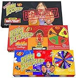 Jelly Belly Bean Boozled Set Glücksrad + Flaming Five scharfe Edition und Extreme Special Edition 2x 100g und 1x 125g