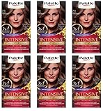 6x Palette Intensiv Creme Coloration 7-11 Kühles Dunkelblond permanente Haarfarbe für leuchtende langanhaltende Farbbrillanz Für bis 8 Wochen intensiven Farbglanz,115ml (6er Pack)