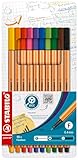STABILO - Fineliner - point 88-10er Pack - Standardfarben