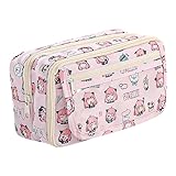 JXBBAAC Spy Family Federmäppchen, Unisex Spy Family Exquisite Beautiful Pencil Case, Große Briefpapier Geschenk Kosmetiktaschen Bleistifthalter Schulbedarf für Studenten