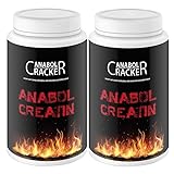 2X500g Anabol Creatin, Monohydrat Pulver Rein + Hochdosiert mit Taurin