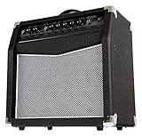 Classic Cantabile SG200R Gitarrencombo - Verstärker mit 20 Watt (RMS) - 8' Speaker - 2 Kanäle (Clean und Overdrive) - Regelbarer Federhall