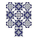 YUCHUANGYE Fliesenaufkleber 10 stücke Fliesen Aufkleber Film for Fliesen Boden In Küche Backsplash Boden PVC Kunst Tapete Peel & Stick Fliesen Folie(20x20cm)