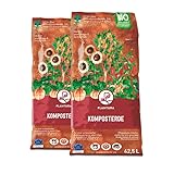 Plantura Bio Komposterde, 125 L, torffrei & klimafreundlich, auch als Hochbeeterde
