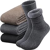 Reamphy Thermosocken Herren, Dicke Warme Socken Herren, Winter Atmungsaktives Thermo Socken Männer Wintersocken Outdoor, 39-46