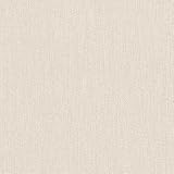 Rasch Tapete 200676 - Creme-weiße Papiertapete mit Leinen-Optik, Stoff-Optik, textiler Struktur - 10,05m x 0,53m (LxB)