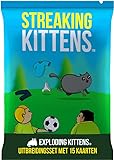 EXPLODING KITTENS - Streaking Kittens NL - Erweiterungsset für das urkomische Spiel Exploding Kittens! - 7+ - DE -