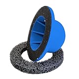 Rotools Radnabenschleifer blau Topfschleifer Radnabe reinigen schleifen entrosten 150mm für 1/2' Schlagschrauber