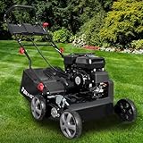 BRAST® Vertikutierer Benzin 4,5kW (6,12PS) | 4-Takt Motor 212ccm | 40-45cm Arbeitsbreite | TÜV geprüft | 50L Fangkorb | viele Modelle für kleine bis sehr große Rasenflächen | BRB-RV-45212 Estart