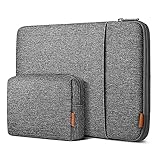 Inateck 360° Rundumschutz Laptoptasche Tasche Hülle Sleeve Kompatibel mit 13 Zoll MacBook Air M3/M2/M1 2024-2018 A3113 A2681 A2337, 13 Zoll MacBook Pro M2/M1 2022-2016 A2686 A2338