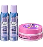 Balea 3er-Set Haarpflege: OVERNIGHT WELLEN SPRAY Locken & Wellen über Nacht ohne Hitze, flexibler Halt ohne zu verkleben (2 x 150 ml) + Haarmaske HAIRLICIOUS für mehr Geschmeidigkeit (150 ml), 450 ml