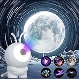 Uennm LED-Projektor, Sternenhimmel, Sternenhimmel, 360 Grad, 6 Modi, Projektor, LED, Stern, für Dekoration, Schlafzimmer, Planetarium, Galaxie-Projektor