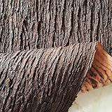 Künstliches Rinde Für Blumenpflanzengarten-Rasenhandwerksdekoration 1Pack Basteln Hobby DIY,Modellbau Sichtschutz Für Ihren Gartenzaun & Doppelstabmattenzaun,Braun,100cm*20cm