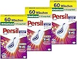 Persil Power Bars Color Waschmittel (3 x 60 Waschladungen), vordosiertes Buntwaschmittel mit biologisch abbaubarem Schutzfilm, für reine Wäsche & hygienische Frische für die Maschine